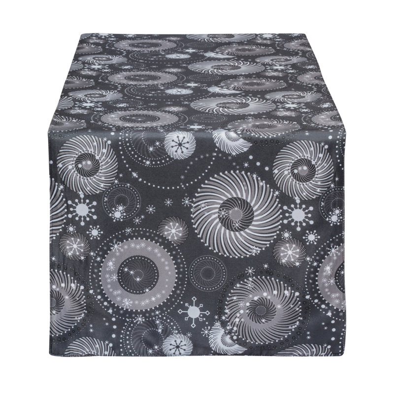 Santiago Table Runner, Gray, 70" L x 19" W
