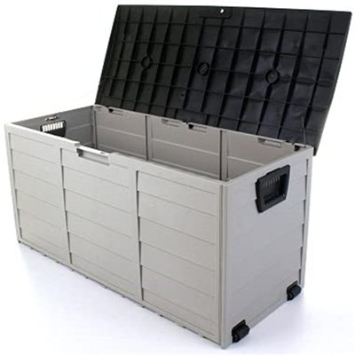 Dakota Fields Alahya 111.8cm W 290L Lockable Deck Box with Wheels