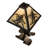 22"H Alpine W/Lighted Base Table Lamp