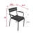 Luxembourg Premium All-Weather Wicker Outdoor Stacking Dining Armchair-87479467