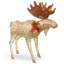 The Holiday Aisle® 48 in. Moose Decoration with White LED Lights