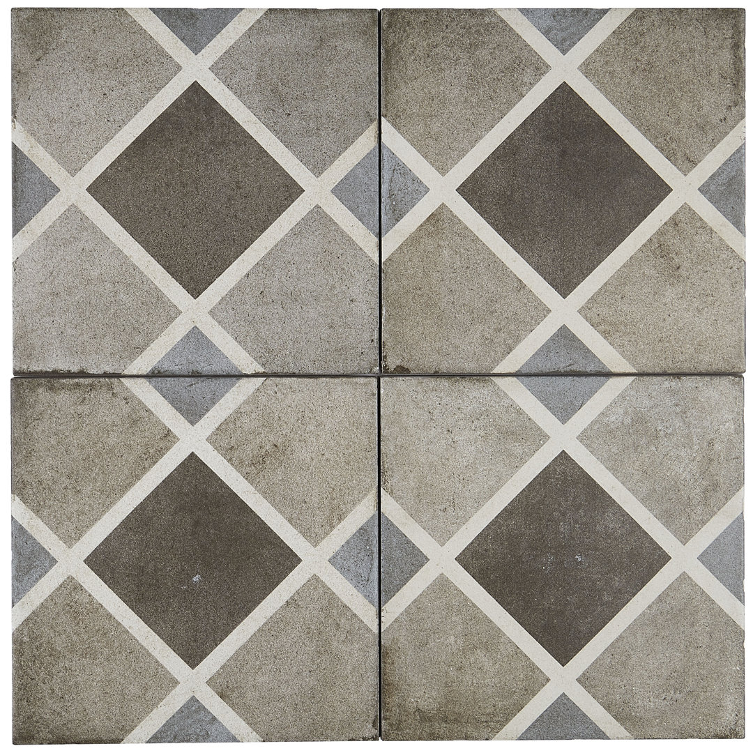 Encausto 8" x 8" Porcelain Field Tile Itona Tile 