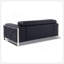 Causeuse en cuir italien Global United-1632492483