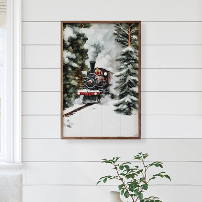 Winter Mountain Train