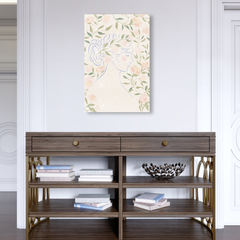 Blooming Hera Print by Oliver Gal, 54"H x 36"W, Gallery Wrapped