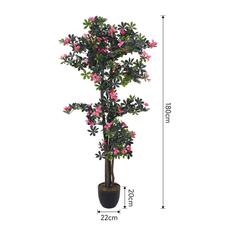 180cm Faux Bougainvillea Tree in Freestanding