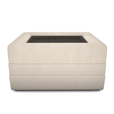 Boyden Ottoman with Wood Tray
