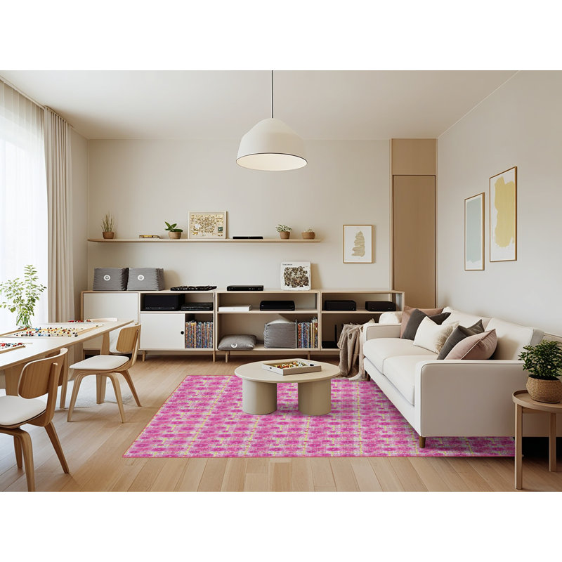 Floral Indoor Rug, Rectangle 7' x 9'