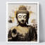" Zen Statue Textured Prayer "-98267011-98267016