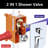 Swiveling Wall Mount Tub Filler Faucet With Handheld Shower-122684218