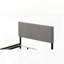 Grand lit en tissu gris clair-937345812