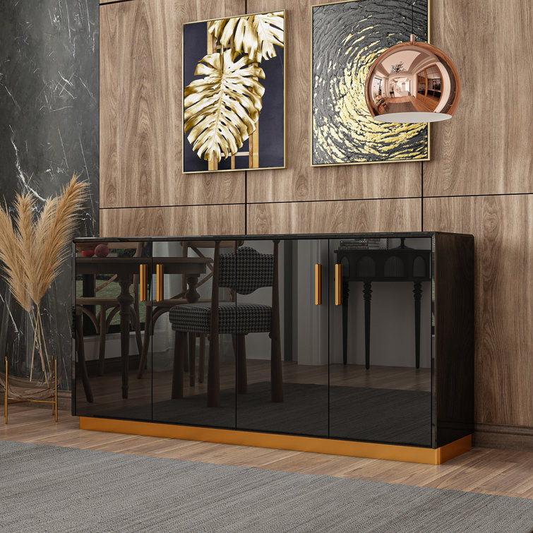 Praveena 63'' Sideboard - Black