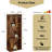 4-Layer Irregular Open Shelf Bookcase-240241100