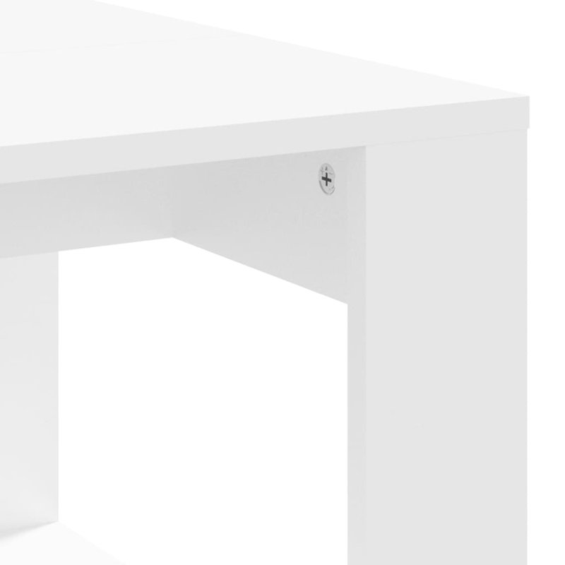 Blundell Manufactured Wood Frame Single Coffee Table, White