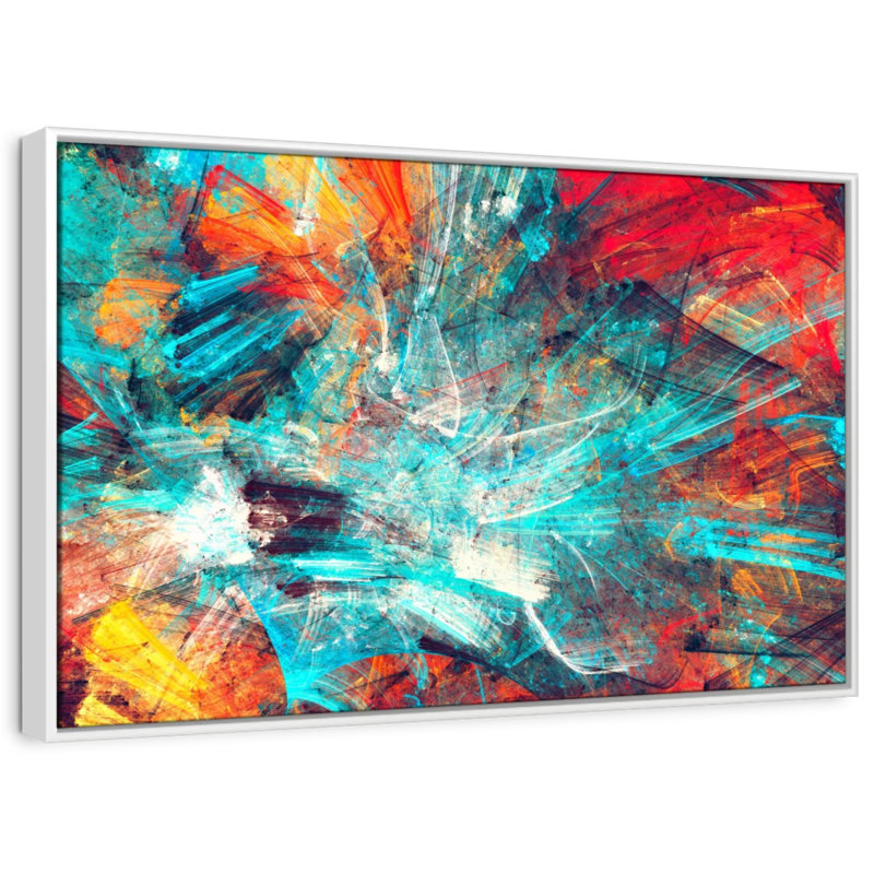 Avery Vibrant Splash Abstract, 9" H x 13" W