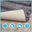 Tapis pour salle de bain 21 x 34 po Blush, rayé, teint, antidérapant, lavable à la machine, décoloration et envers-702410628