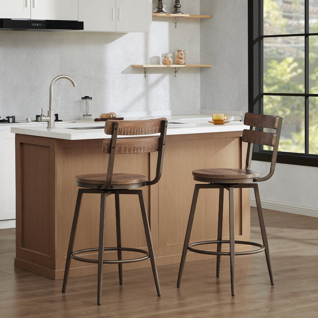 Shamir Swivel Counter Stool Trent Austin Design® Pack 
