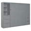 Lit escamotable avec placard, tiroirs et tablettes Charney