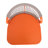 Outdoor 29" Seat Height Aluminum Frame Barstools With Rope-Woven Scallop-Shaped Backrest, Set Of 2, Orange-782667241