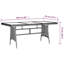 Abdisamad Rectangular Solid Wood Outdoor Dining Table - 160 cm W 70 cm D-1216201627