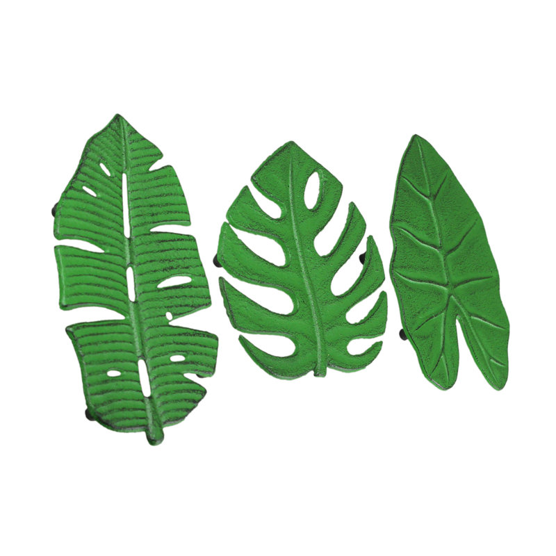 Coastal Plants & Flowers Wall Decor on Metal