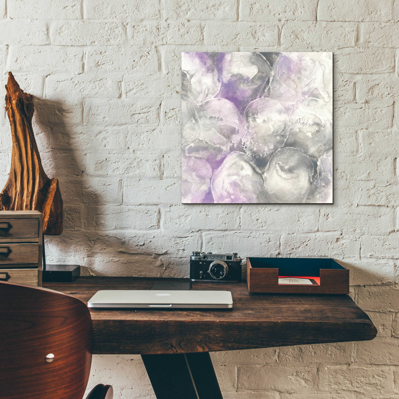 «Amethyst Circles II» par Chris Paschke, H 12 po x l 12 po x P 0,13 po