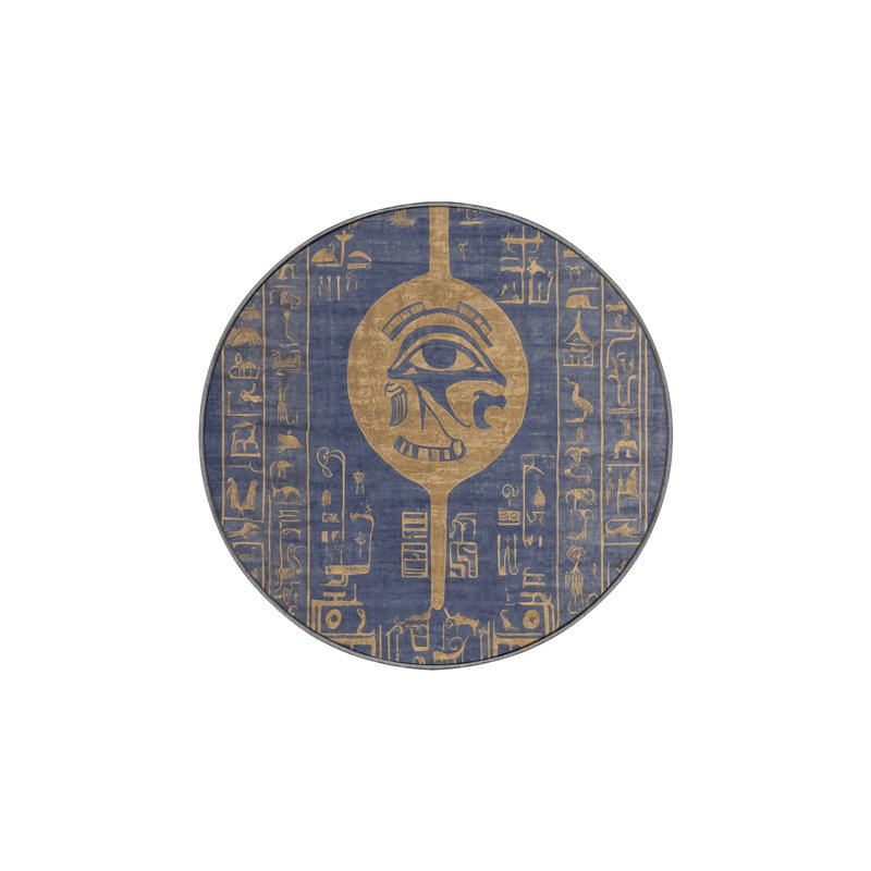 Silky Soft Plush Gray Area Rug, Round 6'