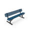 Banc revêtu de CO COTEOUTDOORFOURITURE, rouge, perforé, 6 pi, avec dossier-1974638233-2122664796