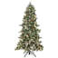 Arbre de Noël avec brosse artificielle pré-éclairée avec lumières à DEL blanc chaud-109395156
