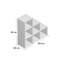 Anzalone 91.1cm H x 92.5cm W Step Bookcase-305941799