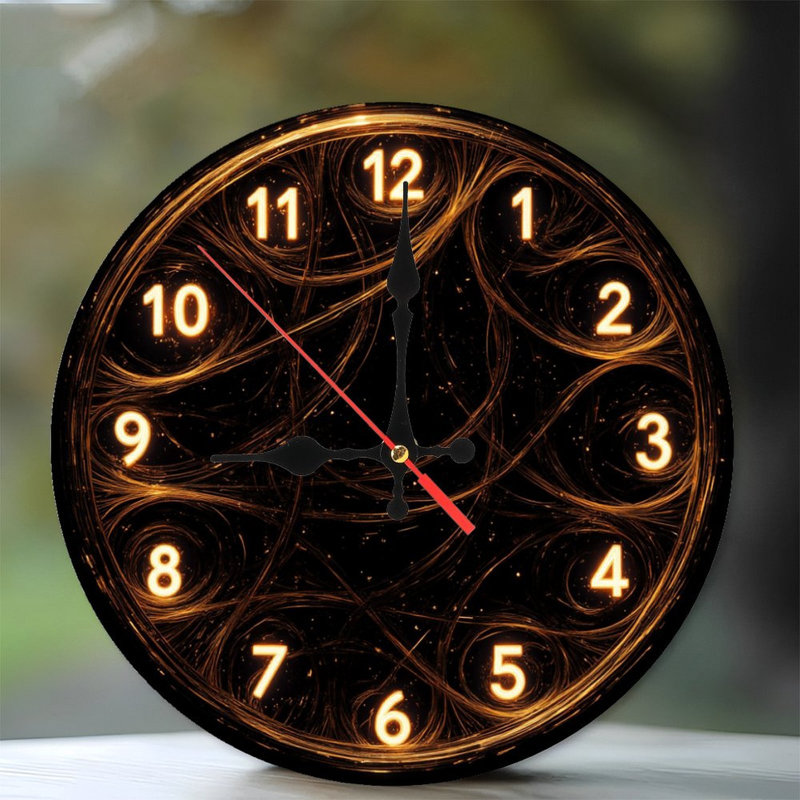 Glowing Wall Clock