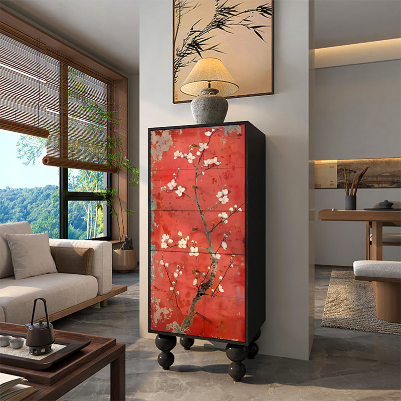 Armoire décorative rétro de salon