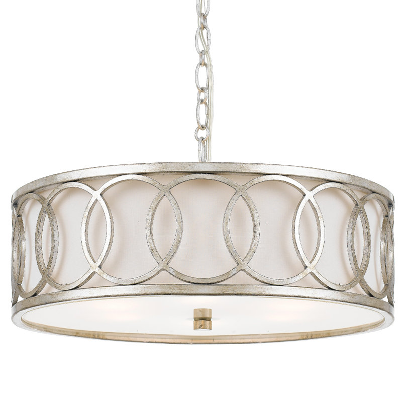 Luminaire tambour suspendu 6 lumières Savino