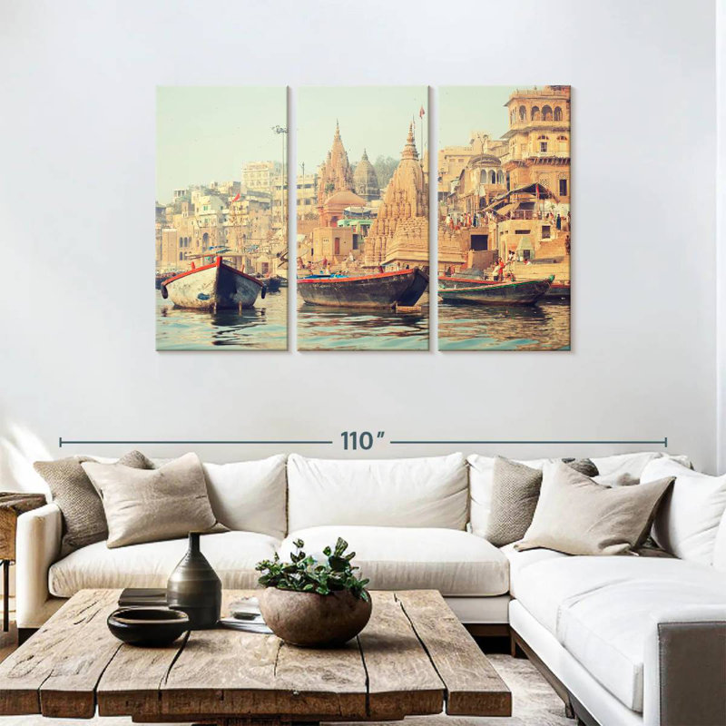 Sebbie Varanasi, 48" H x 74" W