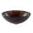 Copper Glass Circular Vessel Bathroom Sink