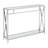 Darek 42'' Glass Top Console Table
