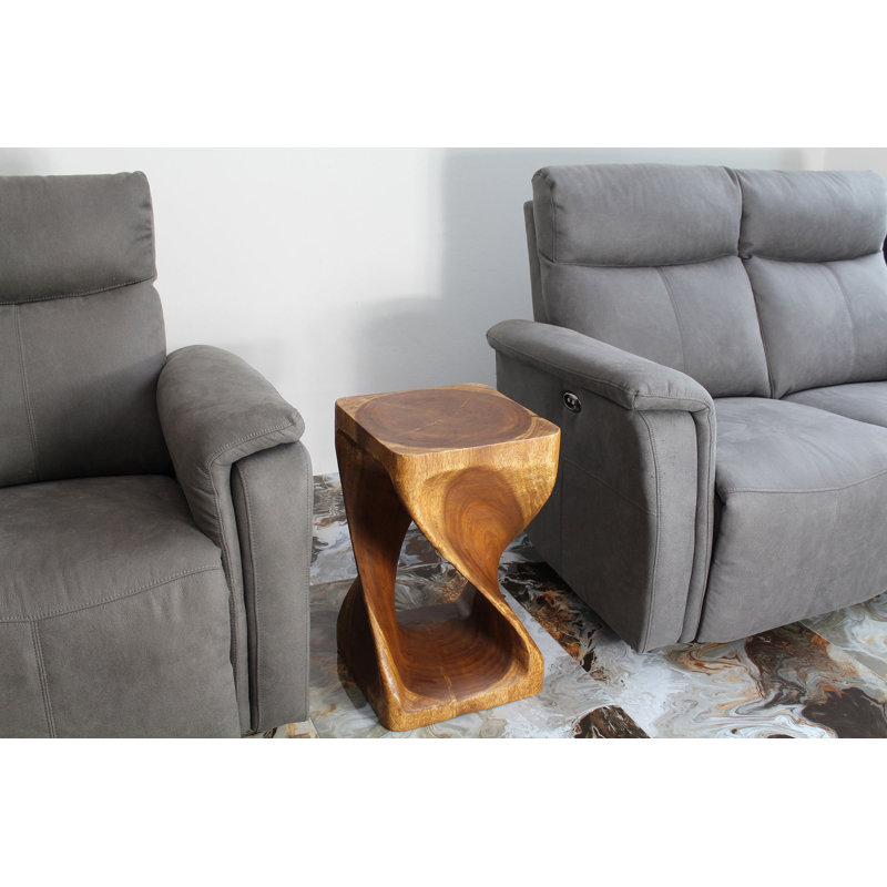 Magdalini Solid Wood End Table