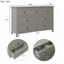 Commode 7 tiroirs en bois massif