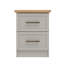 Cleverdon Feya 2 Drawer Bedside Table-91717319