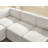 5-Piece L-Shaped Modular Couch Upholstered Corner Sectional Sofa-2017668978