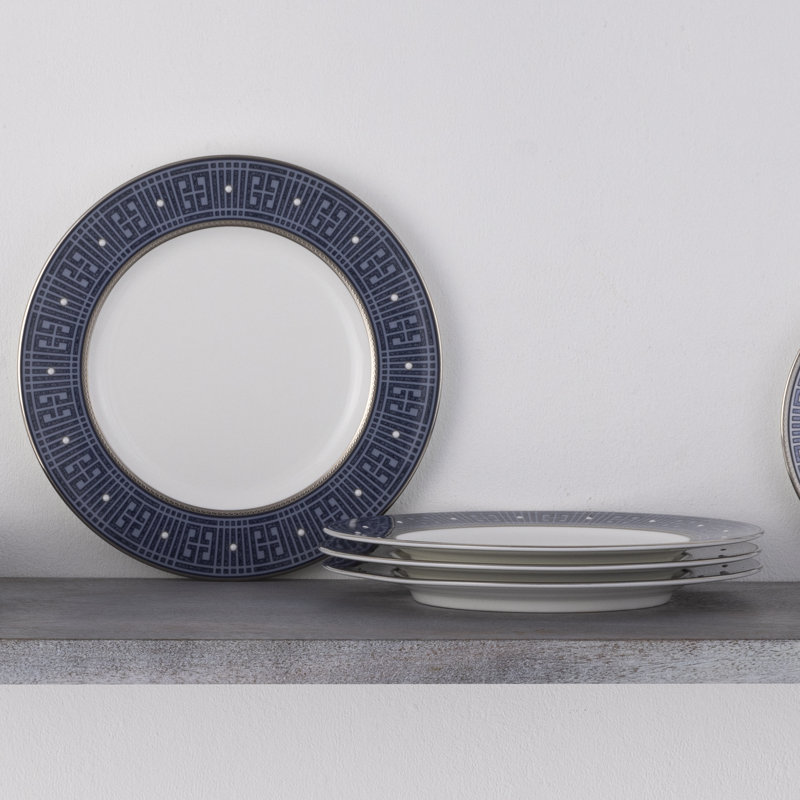 Noritake Infinity Salad Plates, 8-1/2", Blue