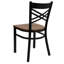 Prompton 'X' Metal Restaurant Chair-1515454623-1515454598