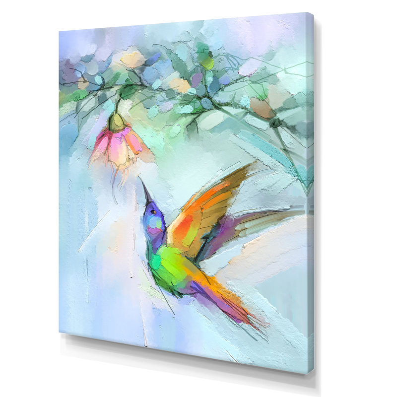 Papillon abstrait - Peinture, H 20 po x l 12 po x P 1 po, Toile tendue