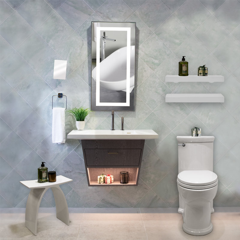 Ovale Accent Stool, Gloss White
