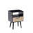 15.75" Rattan End Table With Drawer, Nightstand, Side Table For Living Roon-1388400401