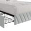 LIT PLEINE GRÈCE EN CHENILLE GRIS CLAIR-129424082-129424083