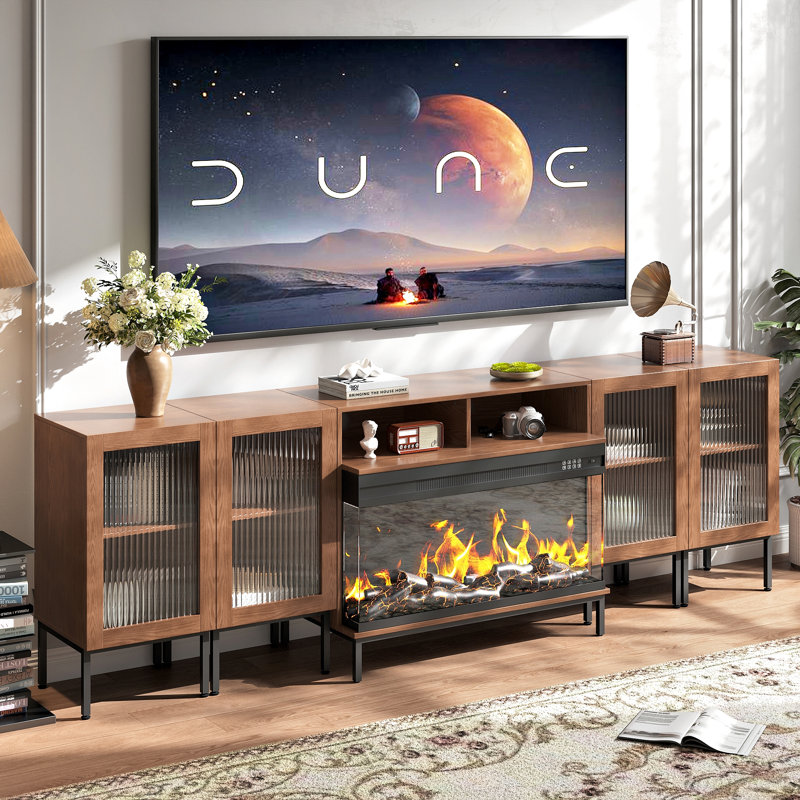 100Inch TV Stand, Brown