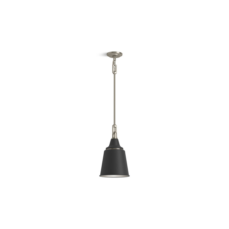 Varla 24 In. Pendant, 72.44" H x 9" W x 12.38", Brushed Nickel