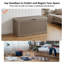 Boîte de rangement verrouillable en résine résistante à l'eau 100 gallons Emperic Design-98642866