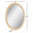 Breezewood Wooden Round Bathroom Wall Mirror-1876740763